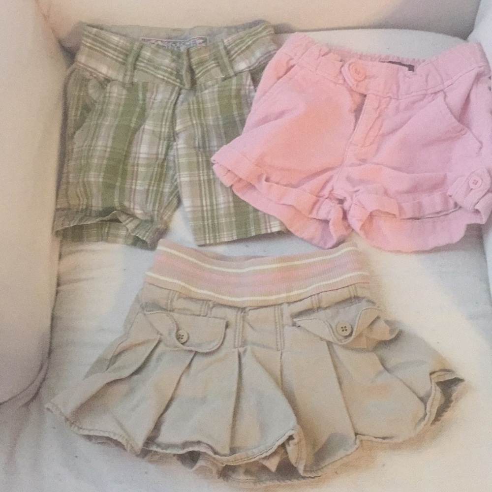 3 little girls bottoms sold together, 1 price